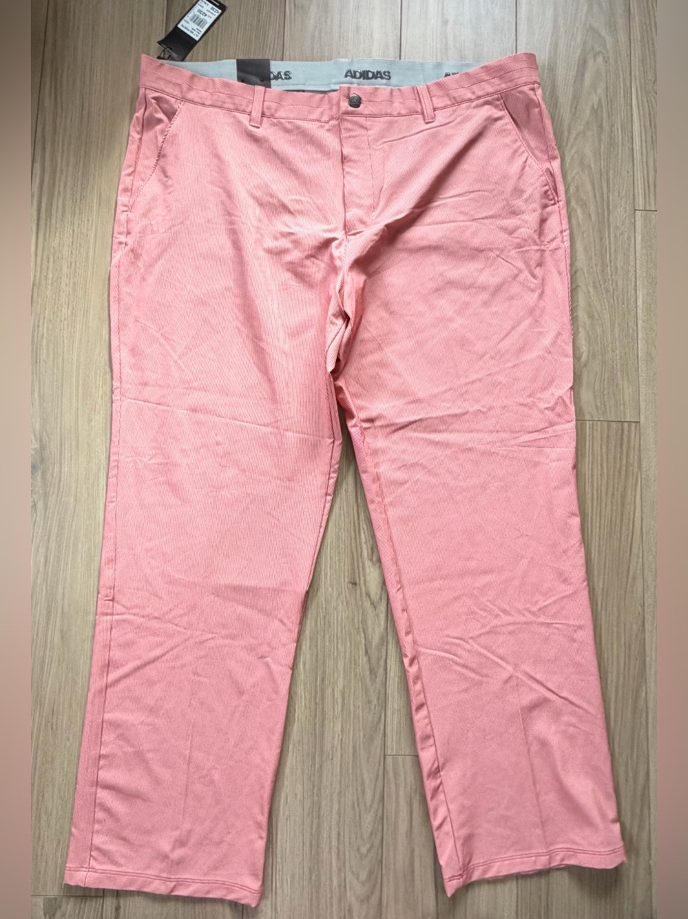 NWT Adidas Ultimate 365 Tour Pants 42x32 Red Pinstripe Golf